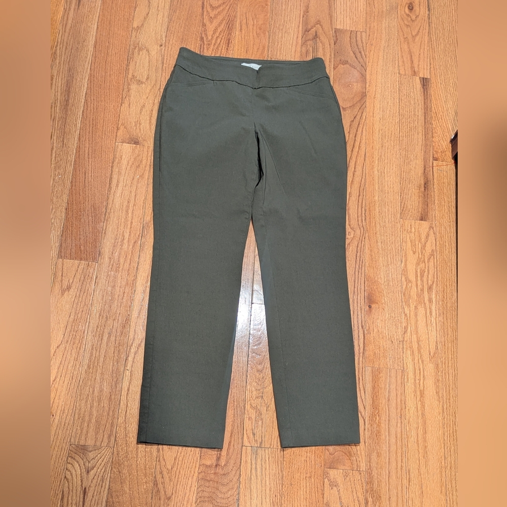 Talbots Pull On Pants‎ - Olive Green Size 8 Petite